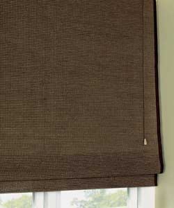 4ft Paper and Jute Roman Blind with Valance - Taupe