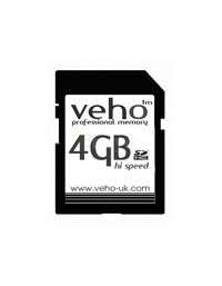 Unbranded 4GB Veho 80x Secure Digital Card SDHC Class 6