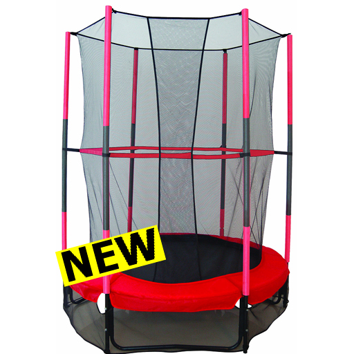 Unbranded 5 Foot Mini Trampoline and Enclosure