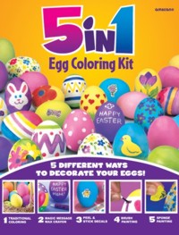 Unbranded 5 in 1 Egg Colouring Kit