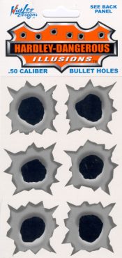 .50 Calibre Bullet Holes Sticker Sheet