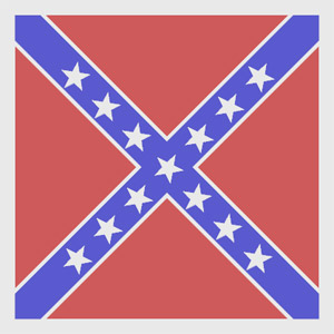 5ft X 3ft Confederate flag