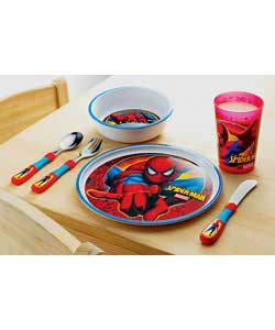 Unbranded 6 Piece Spider-Man Childrens Dinner Set