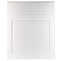 600mm Wide Drawer Line Door & Drawer Front - Pack S White Country Style