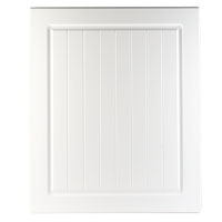 600mm Wide Full Height Door - Pack R White Country Style