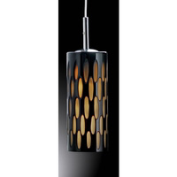 Unbranded 6203 AM - Amber and Black Pendant Light