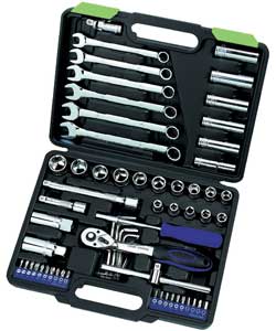 Unbranded 63 Piece Socket and Wrench Set