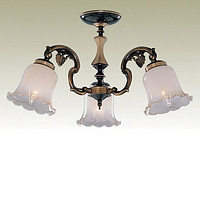 Unbranded 6407 3 - Antique Brass Ceiling Light