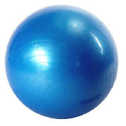 The inflatable PVC 26 One Body gym ball can be used for exercising the upper and lower body. This tr
