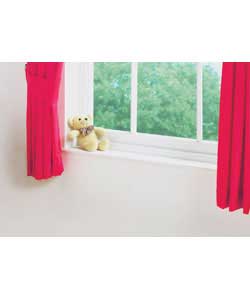 66 x 72in Kids Plain Dyed Unlined Curtains - Fuschia