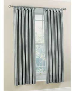 66 x 72in Shot Satin Silver Curtains