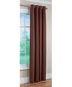 66 x 90 Lima Ring Top Curtain - Chocolate