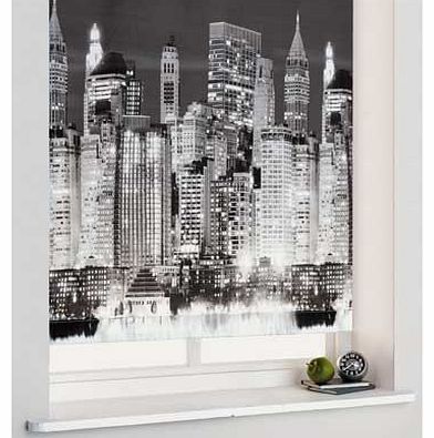 The Living New York Skyline Roller Blind has a stunning monochrome design of the infamous New York landscape at night. The beautiful print on this blind creates a work of art over your window