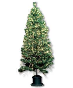 6ft Outdoor Fibre Optic Christmas Tree