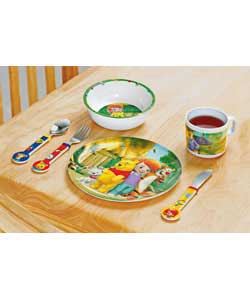 Unbranded 6pc Winnie The Pooh Childrens Dinner