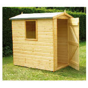 Unbranded 6x4 Finewood Classic Apex Shed with Topcoat