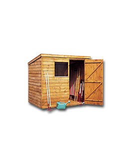7 x 5ft Pent Wooden Shed