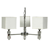 Contemporary and elegant hanging ceiling light in a polished chrome finish with exquisite 30 lead cr