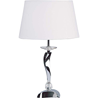 Unbranded 719 TLCH/S901 14WH - Chrome and Crystal Table Lamp