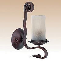 Unbranded 7911 1BR - 1 Light Rustic Brown Wall Light