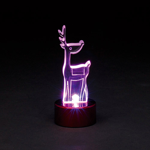 Unbranded 7cm Reindeer Table Light with Led Lights