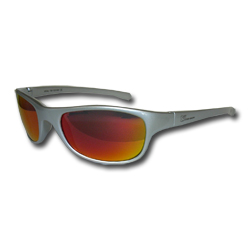 7NTH WAVE - ARIAL SILVER FRAME - RED MIRROR LENS