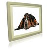 This 8 inch Pictorea Silver Wood frame has a very modern look made from wood with a silver metallic 