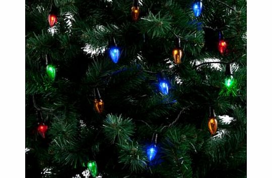 Unbranded 80 LED Bulbs Christmas Tree Lights - Multicoloured