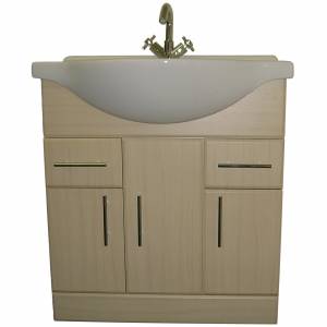 This stylish Beech Furniture is designed to enhance any bathroom  whilst providing a practical stora
