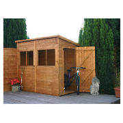 Unbranded 8x4 Pent Shed Unit with installation