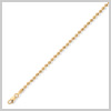 9 Carat Gold Bead chain- 20 inch