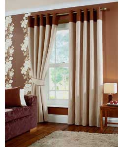 90 x 90in Tweed and Suede Curtains - Oatmeal
