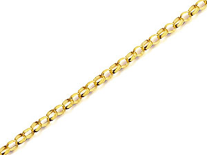 Unbranded 9ct-Gold-2mm-Wide-Round-Link-Belcher-Chain--16-189872