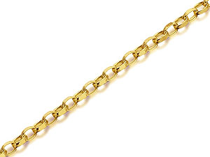 Unbranded 9ct-Gold-2mm-Wide-Round-Link-Belcher-Chain--20-189867