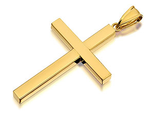 Unbranded 9ct-Gold-Classic-Cross-186328