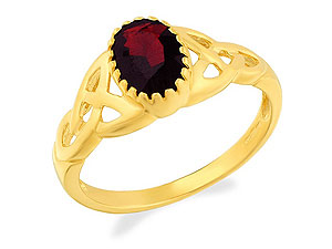 Unbranded 9ct-Gold-Garnet-Ring-180318