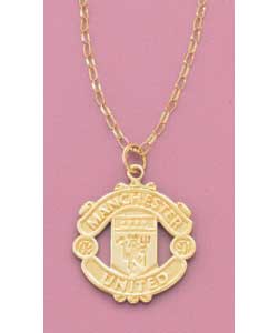 9ct Gold Manchester United Crest Pendant