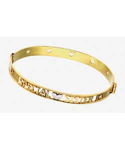 9ct Rolled Gold Special Sister; Bangle