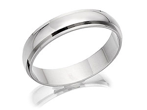 Unbranded 9ct White Gold Brides Wedding Band 182378-N