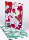 A4 notebook made from recycled plastic bags