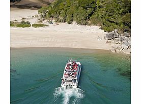 Spend a leisurely day exploring New Zealands finest coastal National Park as you cruise aboard the state-of-the-art Abel Tasman Voyager and also wander around spectacular Bark Bay estuary.