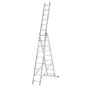 This triple combination ladder by Abru is made from aluminium and is suitable for professional as we