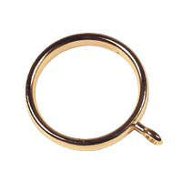 Acrimo Palazzo Curtain Rings Brass Pack 6 26mm