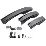 This black universal mountain bike mudguard set is from our Activequipment range.