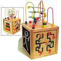 Five sides of fun with this large activity cube, w