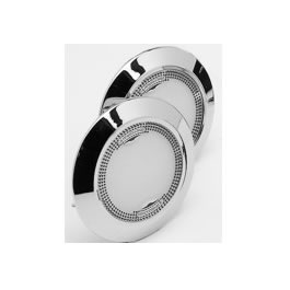 Add-on Fittings Pack of 2 Round Chrome