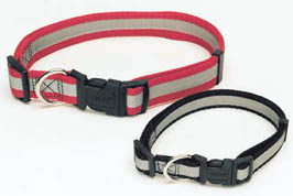 Adjust Reflective Nylon Collar 12" - 18"
