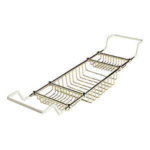 From our Antique Gold Finish Range of Bathroom Accessories comes an Adjustable Bath Rack. This Bath 