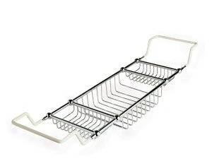 This Useful Bathroom Accessory of a Adjustable Bath Rack Comes in a Chrome Finish.  Dimensions: 150m