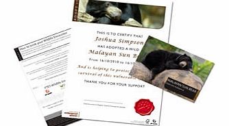 Support the work of conservation charity, Peoples Trust for Endangered Species (PTES), with a 12 month bear adoption pack. Youll receive fascinating information about Malayan Sun bears and the charity you are supporting, plus when you register your a